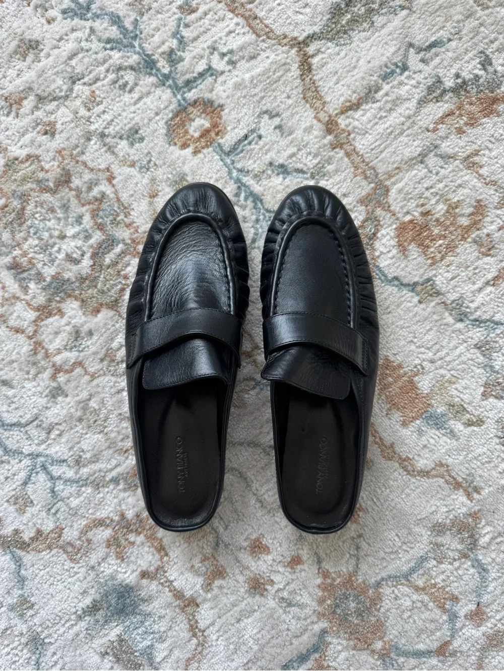 TONY BIANCO Glacier Black Venice Loafers 8.5